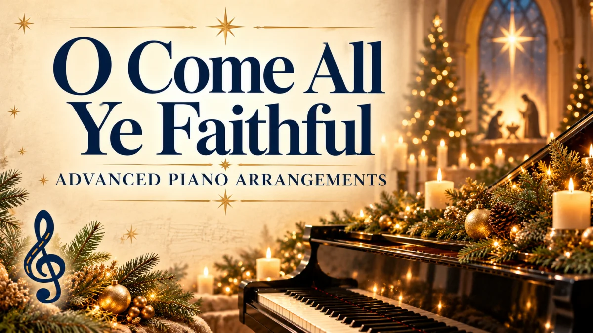 O Come All Ye Faithful: Advanced Piano Arrangements