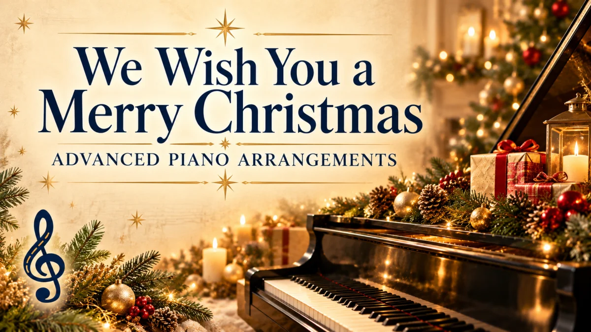 We Wish You a Merry Christmas: Advanced Piano Arrangements