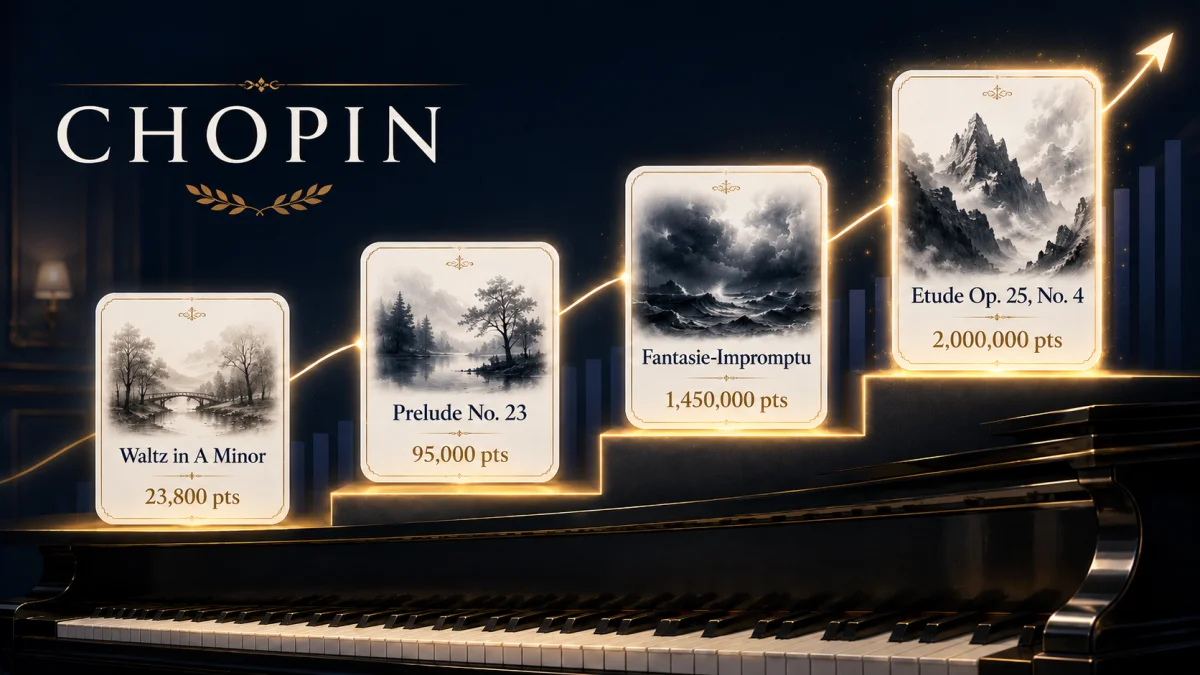 From Waltz to Fantasie-Impromptu: How RTV Makes Difficulty Clear