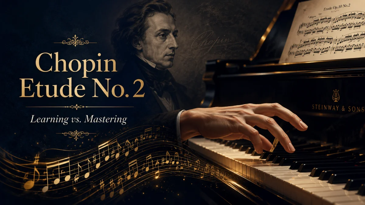 Why Is Chopin Étude Op. 10 No. 2 So Hard?