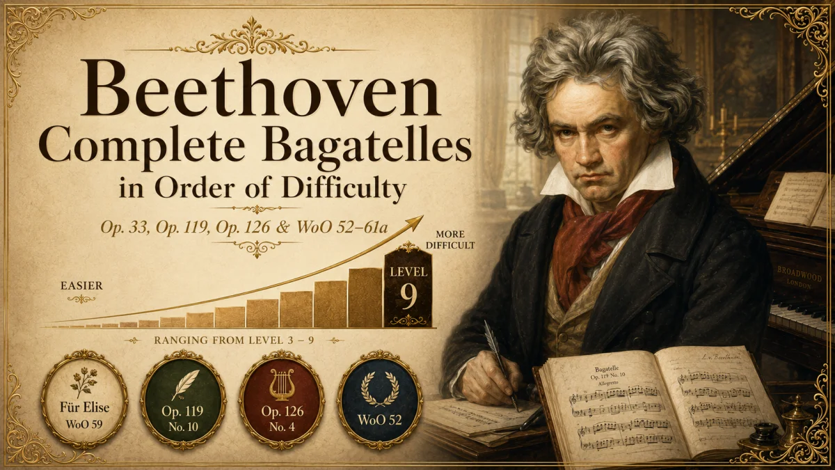 Beethoven's Complete Bagatelles in Order of Difficulty