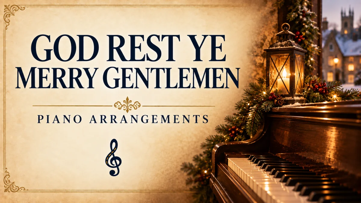 God Rest Ye Merry Gentlemen: All Piano Arrangements and Lead Sheets