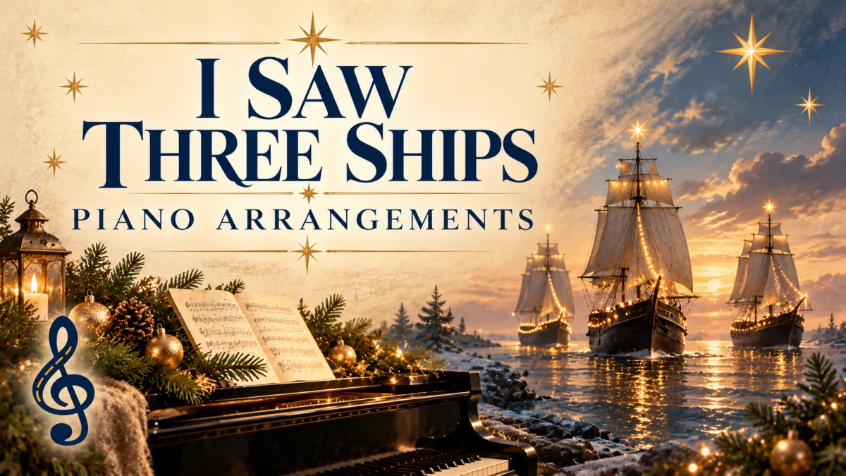 I Saw Three Ships: All Piano Arrangements and Lead Sheets