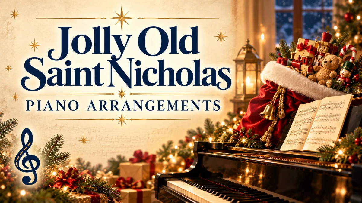 Jolly Old Saint Nicholas: All Piano Arrangements and Lead Sheets