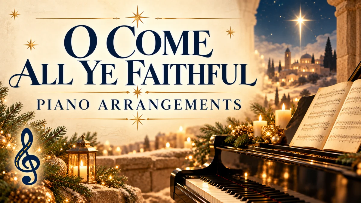 O Come All Ye Faithful: All Piano Arrangements and Lead Sheets