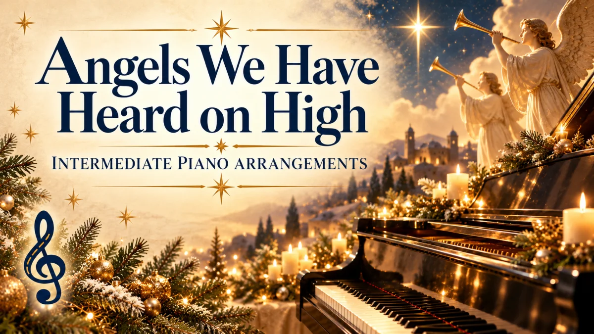 Angels We Have Heard on High: Intermediate Piano Arrangements
