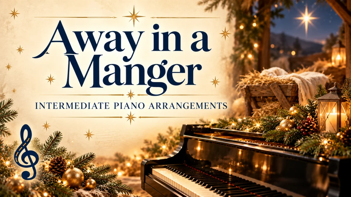 Away in a Manger: Intermediate Piano Arrangements