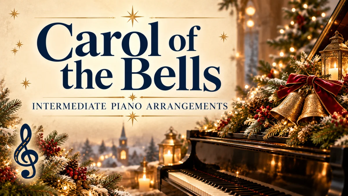 Carol of the Bells: Intermediate Piano Arrangements